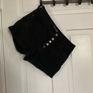 Express black shorts size 6